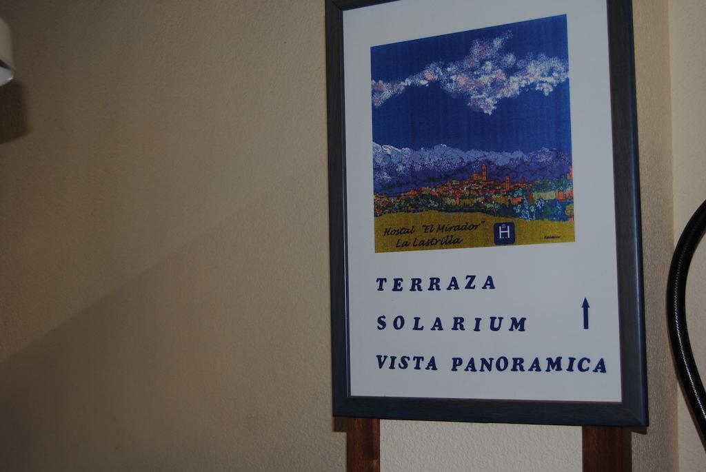 Hostal El Mirador La Lastrilla Exteriér fotografie